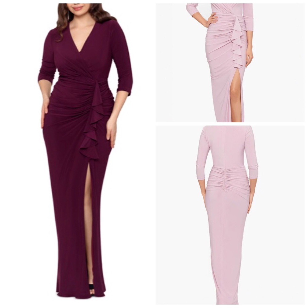 Elegant NWT Women's Dress in Bordeaux/Deep Red/Purple